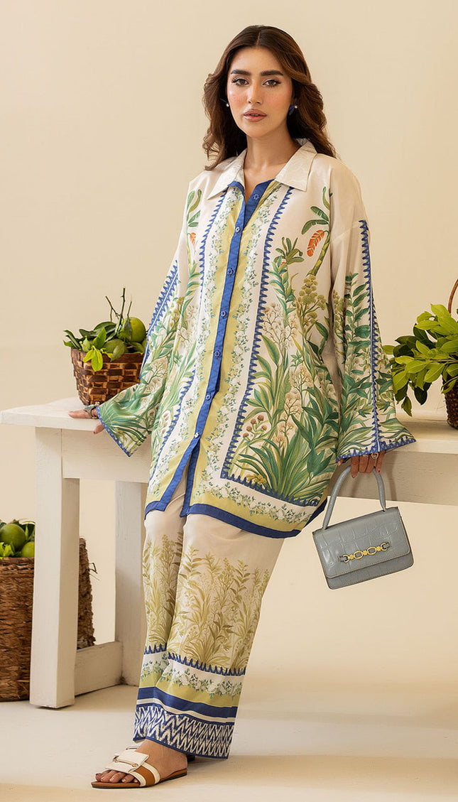 Botanical Breeze Printed Co-Ord Set