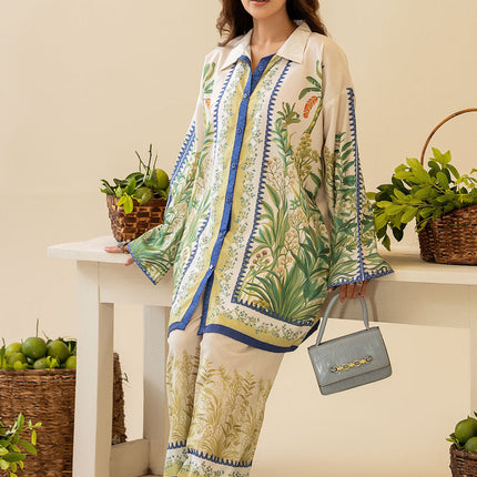 Botanical Breeze Printed Co-Ord Set