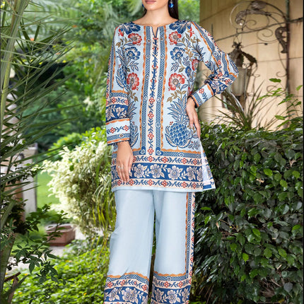 Blue Garden Printed Co-Ord Set