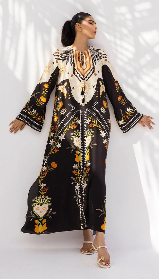 Noir Soleil Kaftan