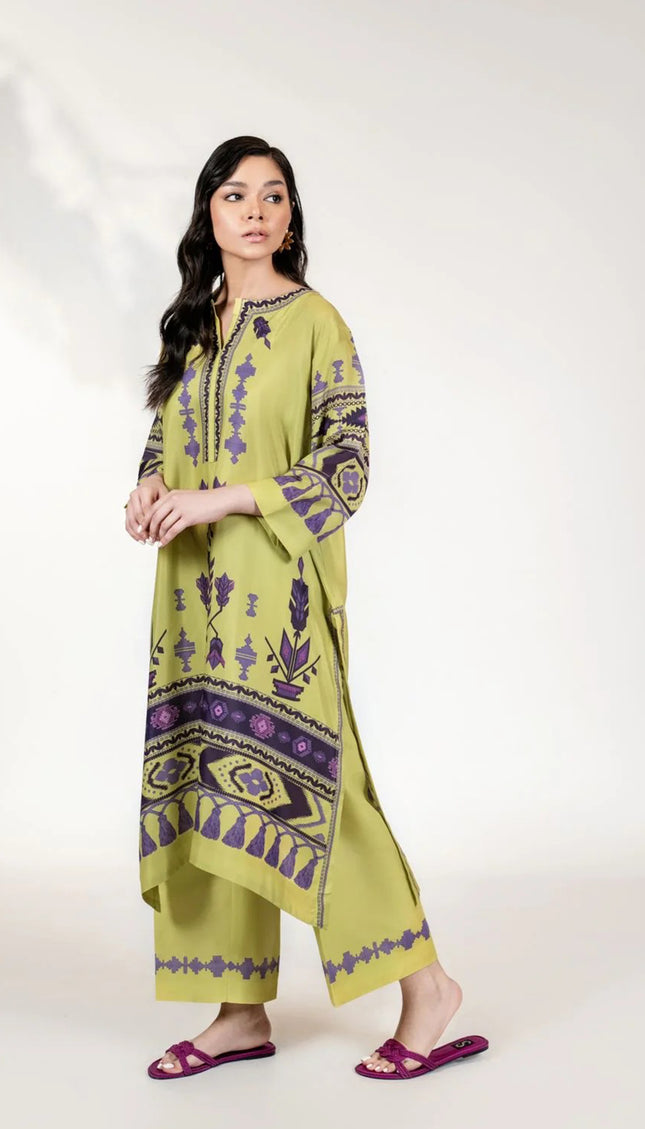 Verdant Orchid Kaftan