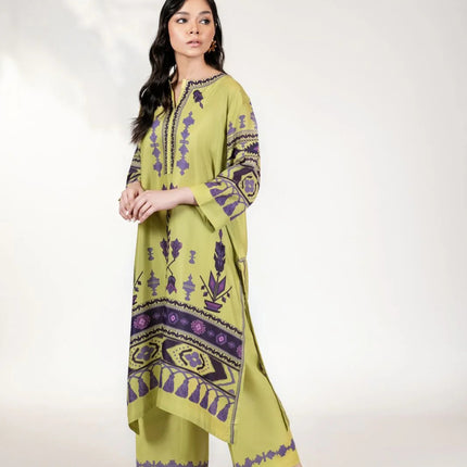 Verdant Orchid Kaftan