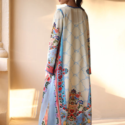 Azure Bloom Kaftan