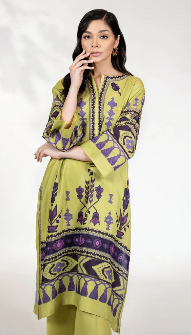 Verdant Orchid Kaftan