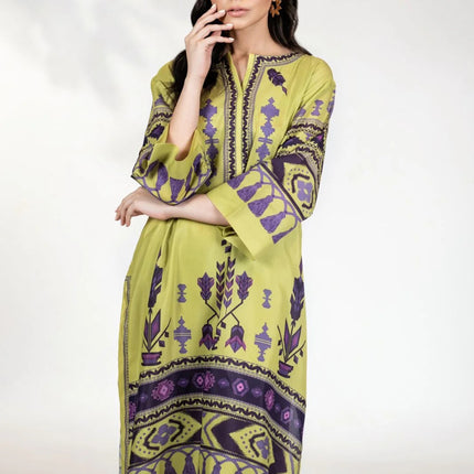 Verdant Orchid Kaftan