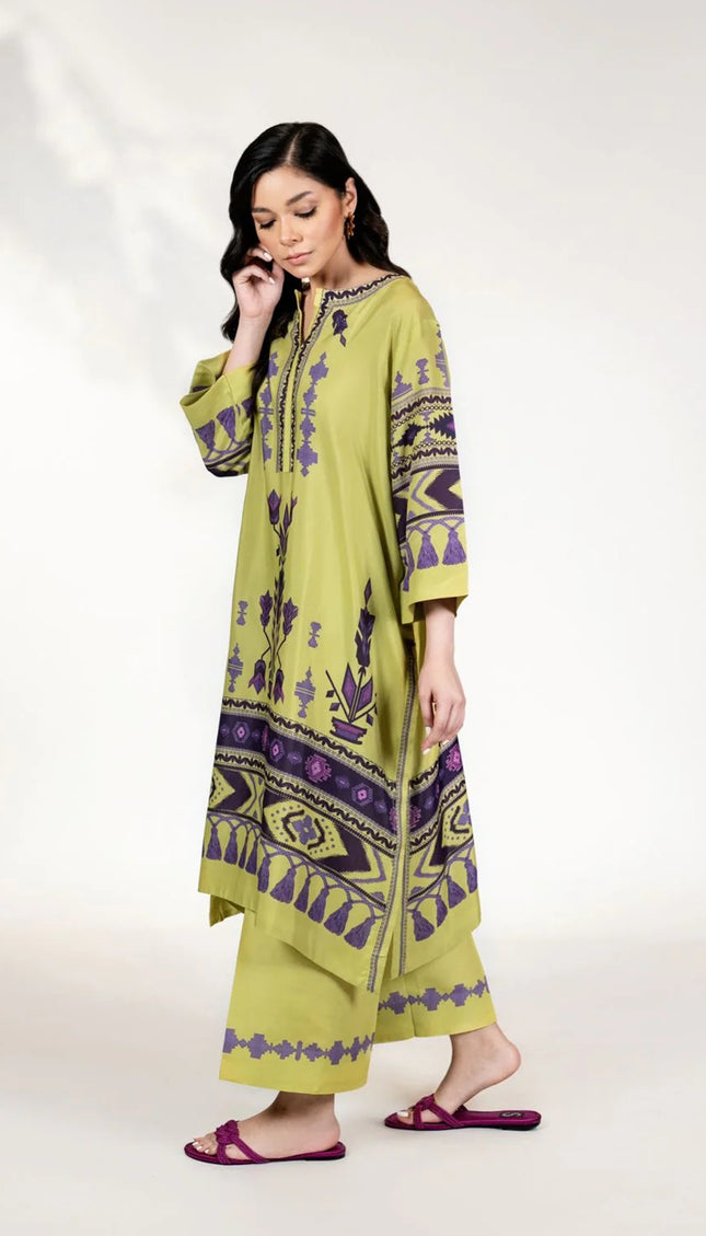 Verdant Orchid Kaftan