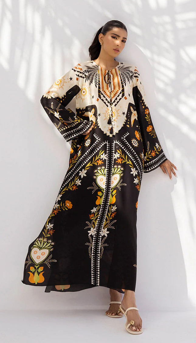 Noir Soleil Kaftan