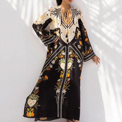 Noir Soleil Kaftan