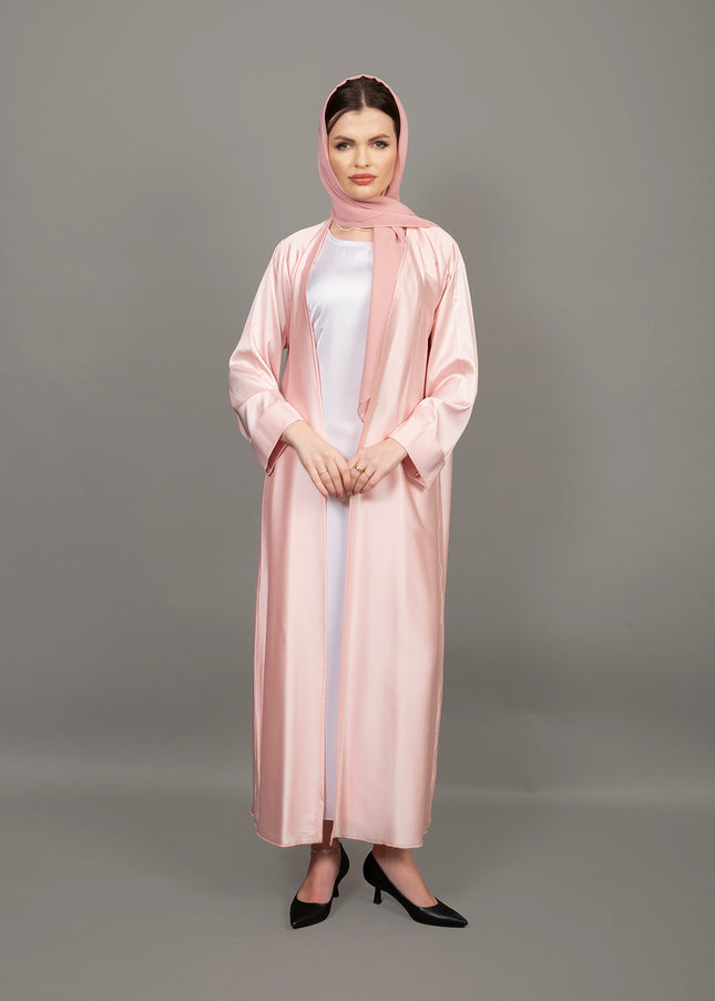 Blush Rose Luxury 3-Piece Abaya Set