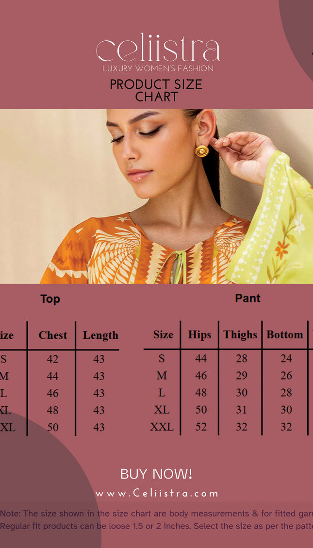 Verdant Orchid Kaftan