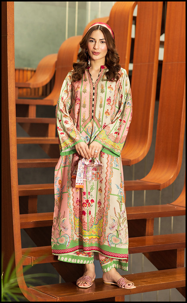 Peach Blossom Luxe Printed Set