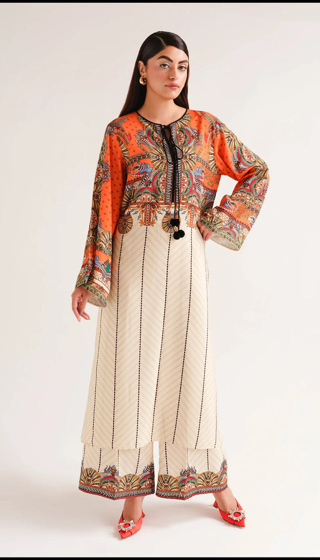 Sunset Mirage Printed Kaftan