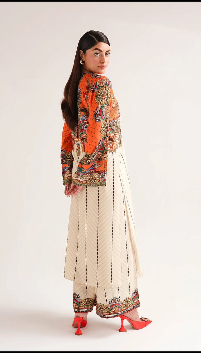 Sunset Mirage Printed Kaftan