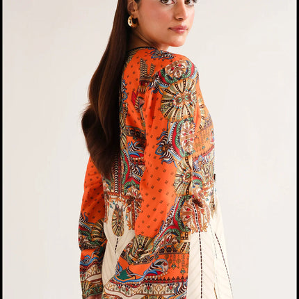 Sunset Mirage Printed Kaftan