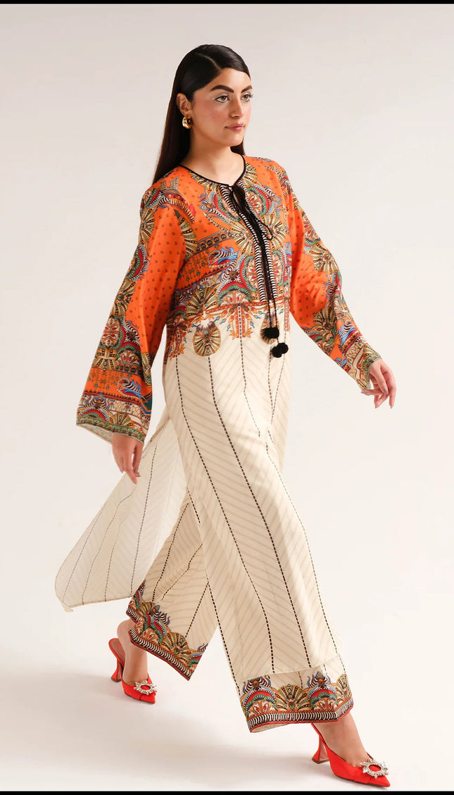 Sunset Mirage Printed Kaftan