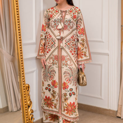 Ivory Garden Luxe Kaftan Set
