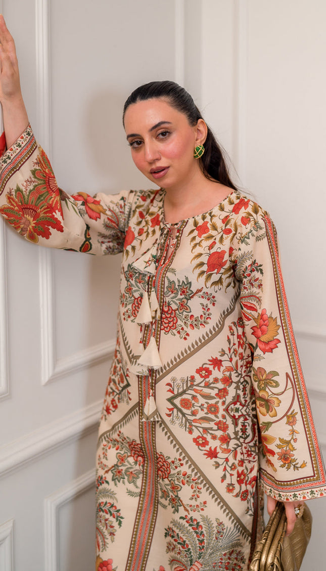 Ivory Garden Luxe Kaftan Set