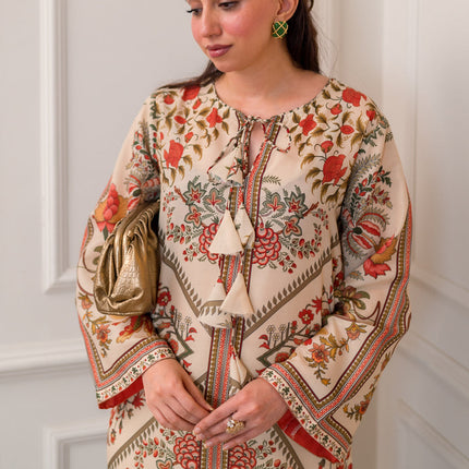 Ivory Garden Luxe Kaftan Set