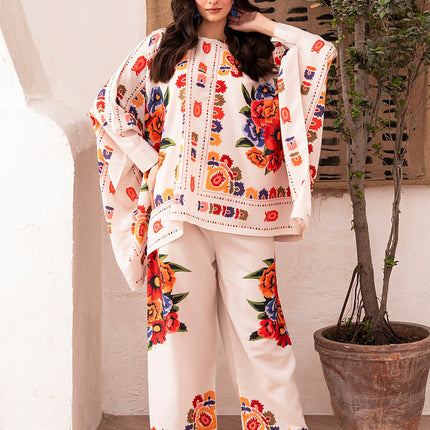 Floral Fiesta Swiss Cotton Co-Ord Set