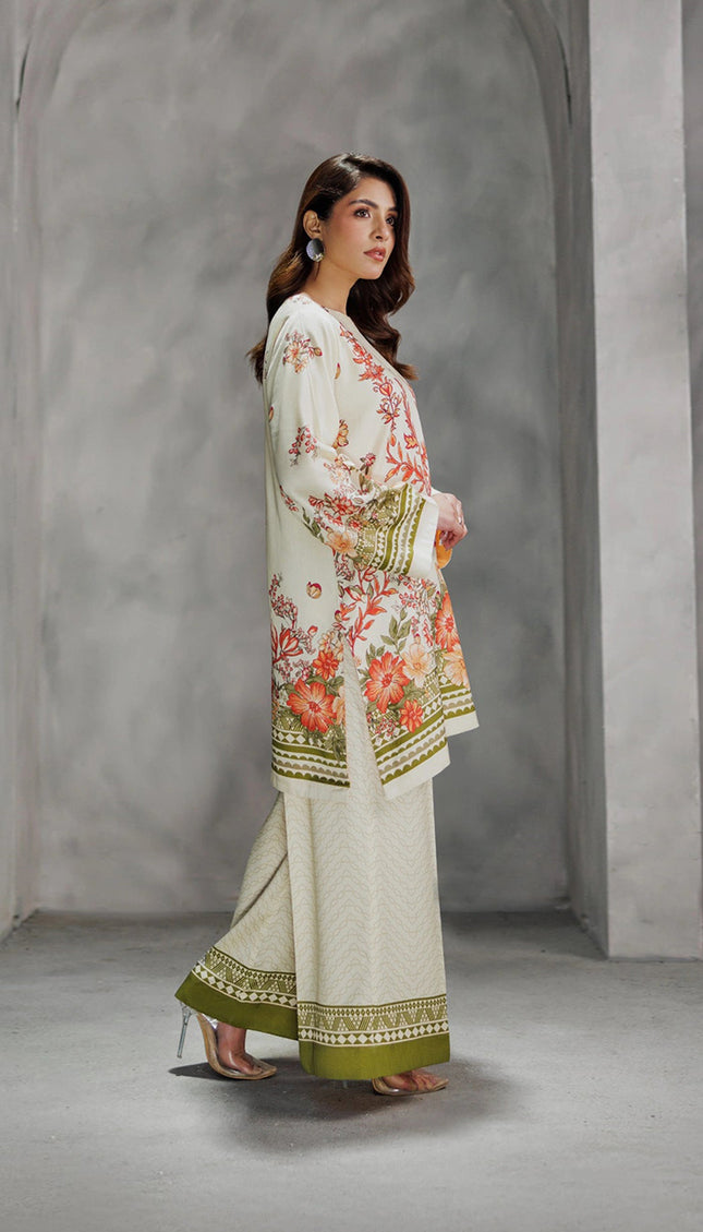 Autumn Grace Co-Ord Set – Natural Crepe