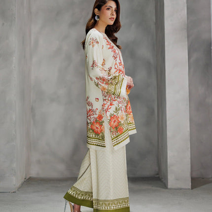 Autumn Grace Co-Ord Set – Natural Crepe