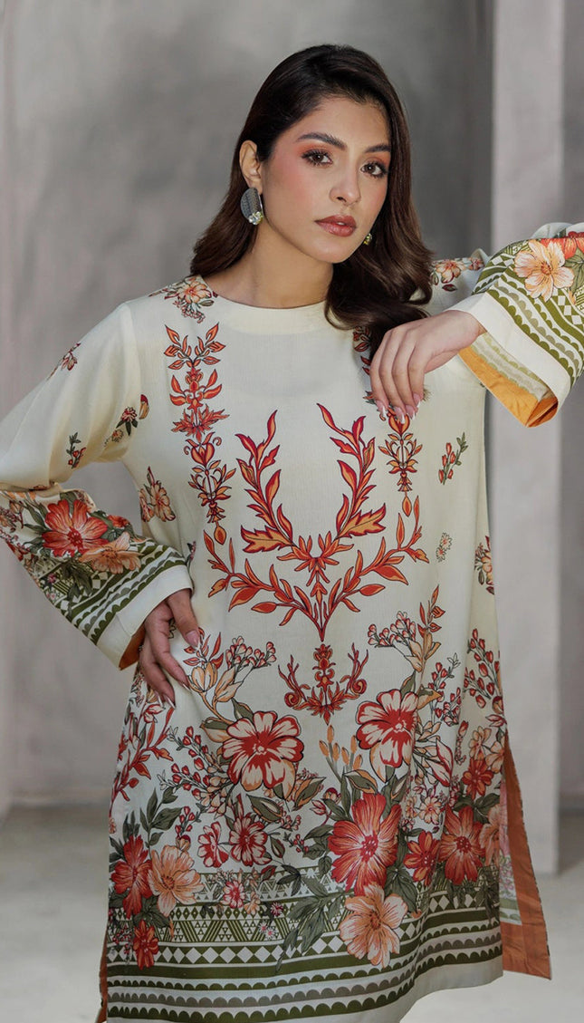 Autumn Grace Co-Ord Set – Natural Crepe