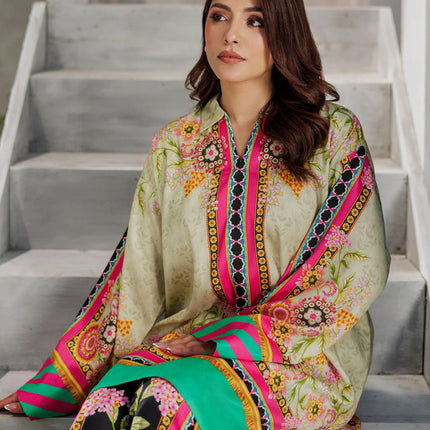 Mehfil Bloom Muslin Co-Ord Set