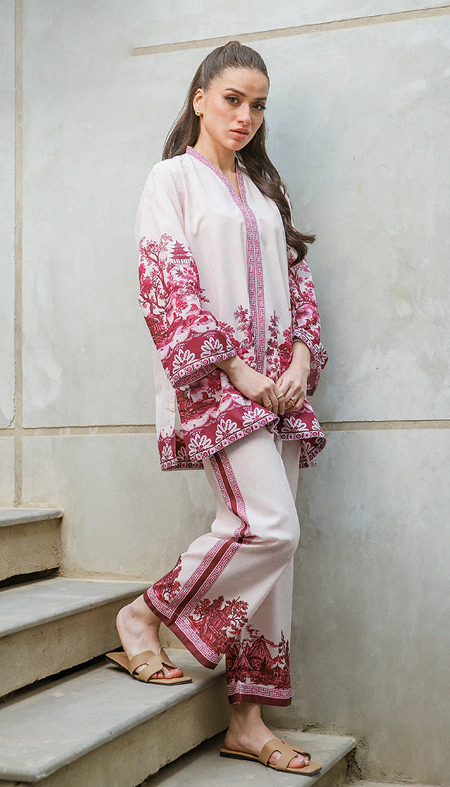 Blush Terrain Printed Co-Ord Set