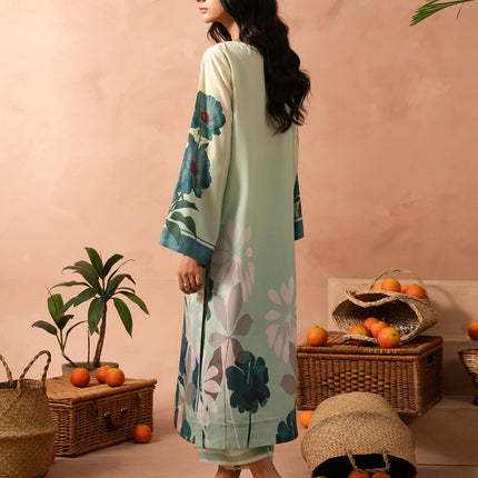 Mint Flora Kaftan