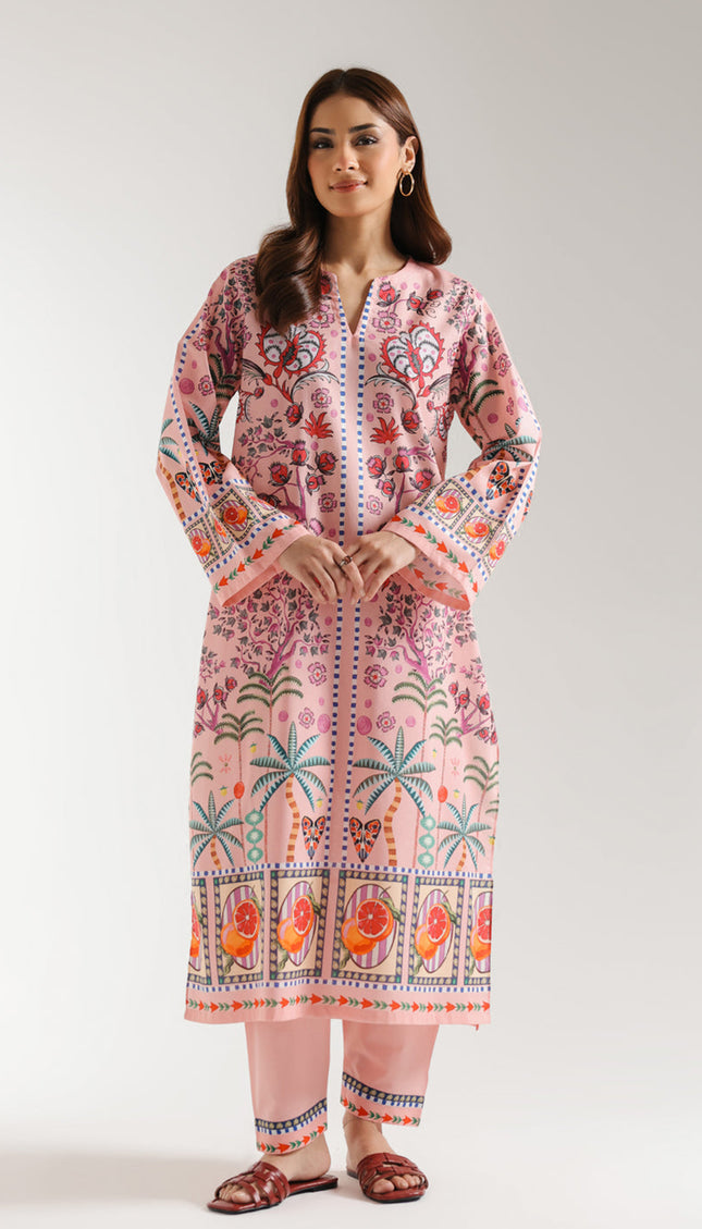 Sunset Orchard Kaftan Set – Swiss Cotton