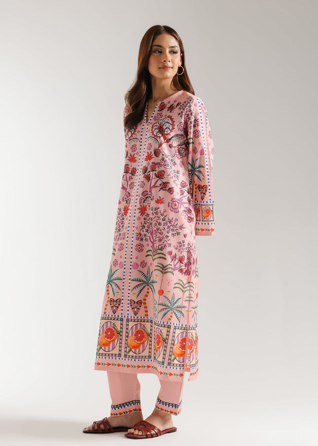 Sunset Orchard Kaftan Set – Swiss Cotton