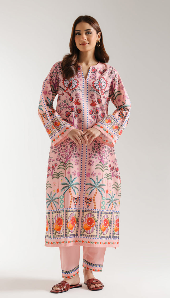 Sunset Orchard Kaftan Set – Swiss Cotton