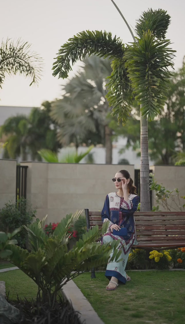 Midnight Meadow Swiss Cotton Co-Ord Set